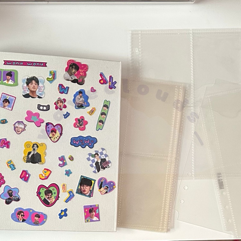 

binder A5 2 rings sleeve binder 4P singba sleeve meet yx mate sleeve 3P seventeen nana tour