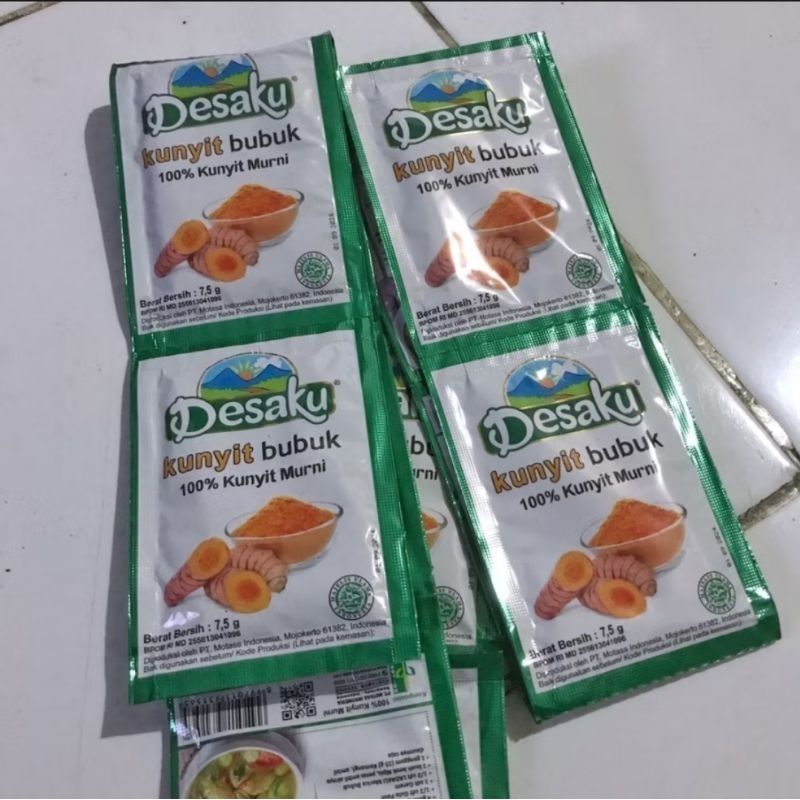 

Desaku Kunyit bubuk renceng @12 Sachet