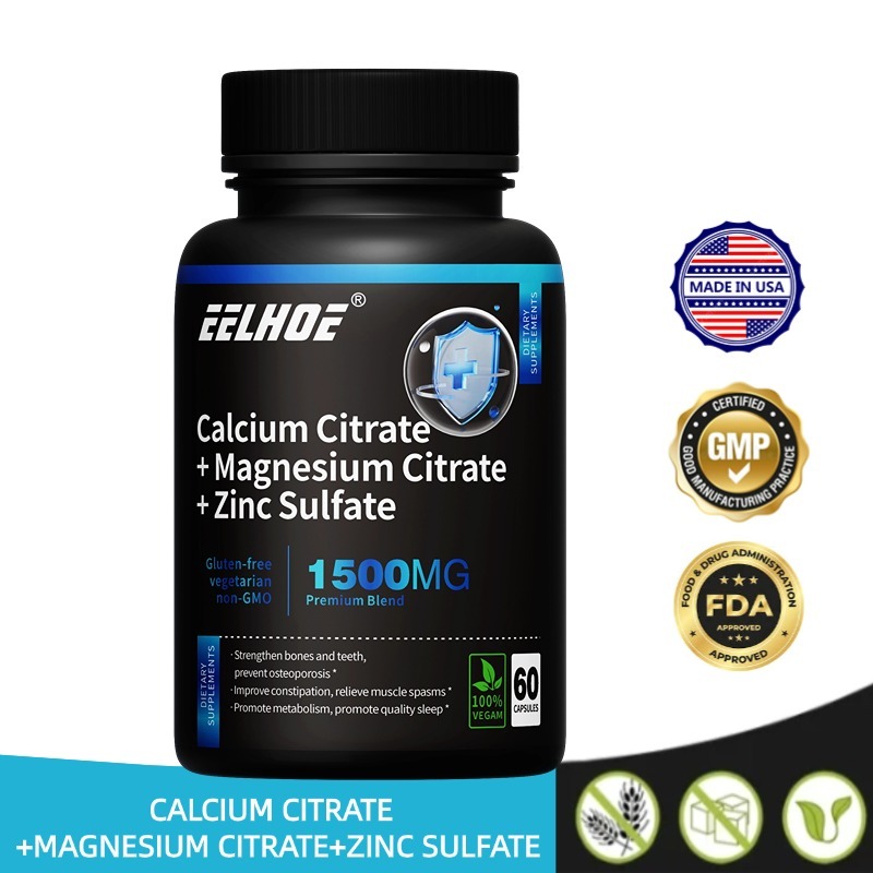 Zinc Kalsium Magnesium + D3K2 memperkuat tulang dan gigi serta meningkatkan kesehatan jantung