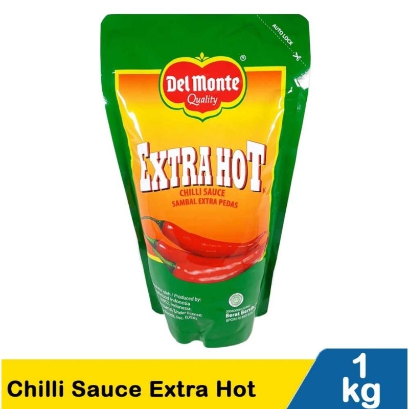 

Del Monte Extra Hot Sambal Pedas Chili/1kg/Extra Hot