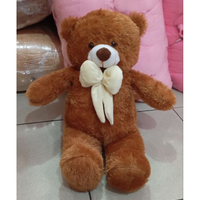 boneka beruang pita coklat 57cm