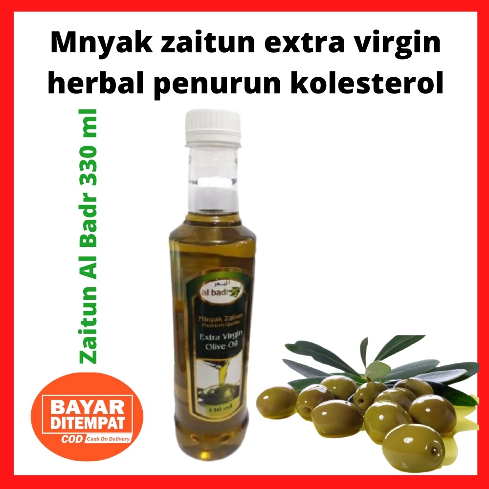 

Minyak Zaitun Extra Virgin Olive Oil 330 ml Al Badr / Minyak Zaitun Multiguna ( Original ) / Membantu Memelihara Daya Tahan Tubuh