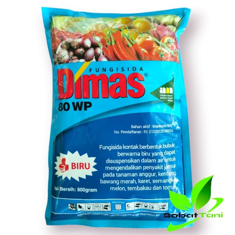 FUNGISIDA MANKOZEB BIRU DIMAS 80WP 800GR