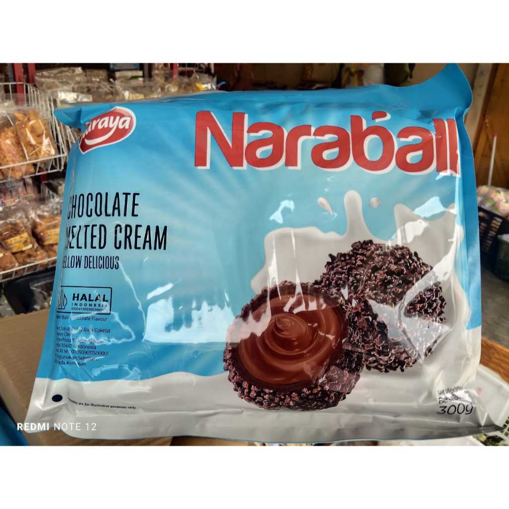 

Naraya Naraball 300gr Chocolate Wafer Ball Melted Creme