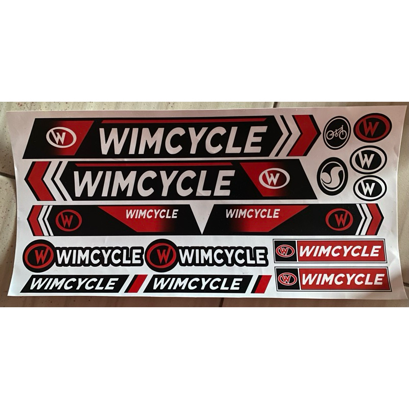 Stiker Stripping Sepeda Wimcycle Custom