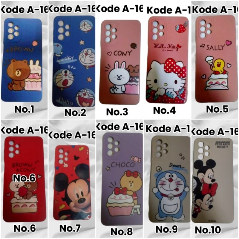 Case Motif Karakter For Samsung A20/A30, A03 core, A12, A13, A03S, A20S