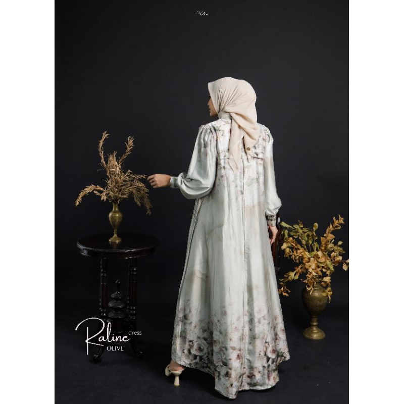 Gamis Raline Dress dari Halwa