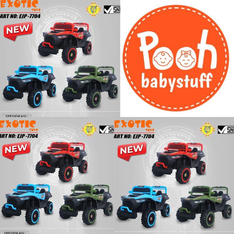 MAINAN ANAK MOBIL AKI JEEP EXOTIC EJP 7704
