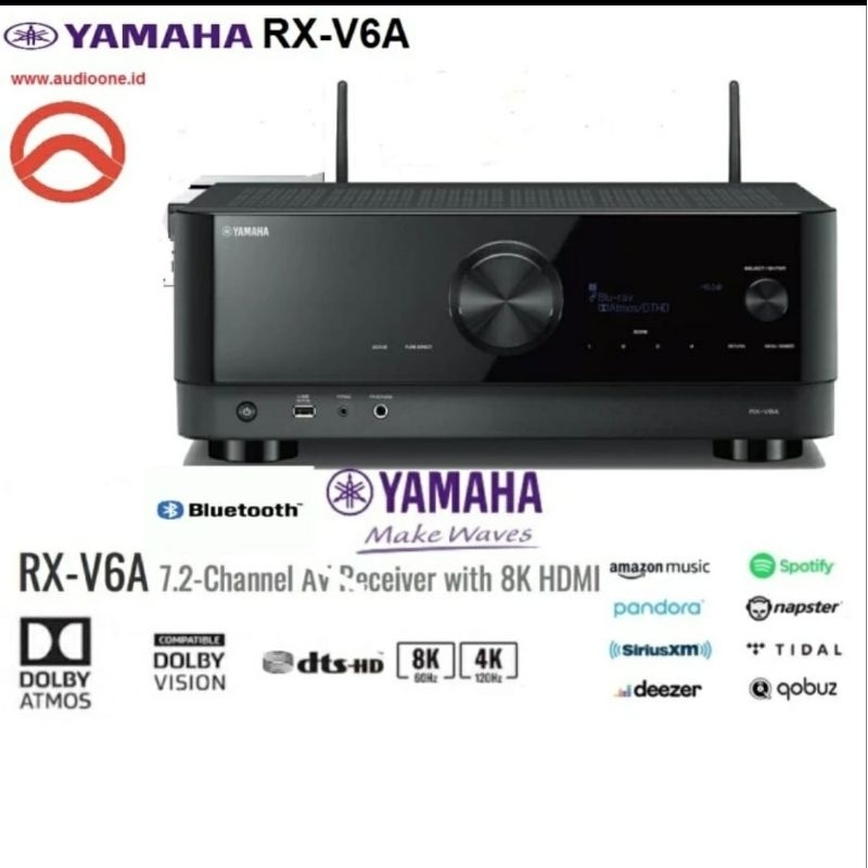 yamaha rxv6a rxv 6 6a dolby atmos home theatre amplifier