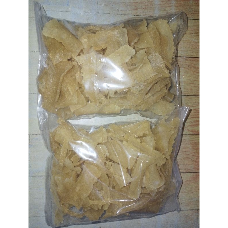 

kerupuk gendar mentah