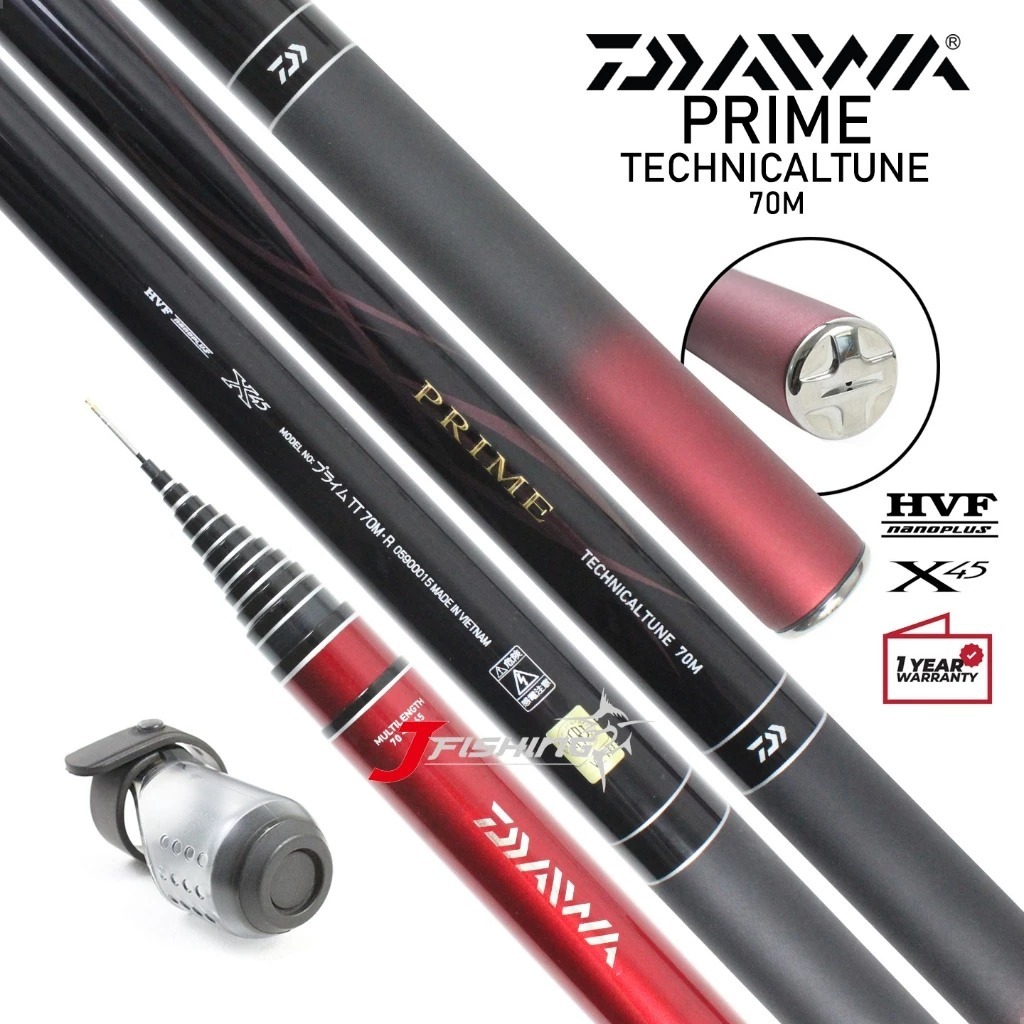 Joran Tegek Pole Daiwa Prime Technical Tune 55 MR | 60 MR | 70 MR | Resmi