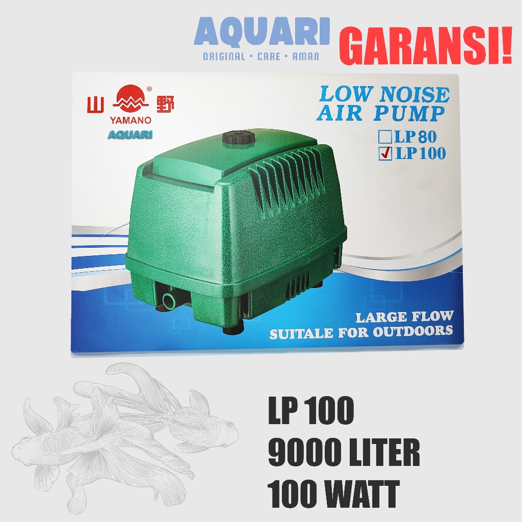 Mesin Aerator Aquarium Yamano LP 100 LP 60 LP 20 LP 10 Original - Gelembung Udara Aerator Multi Outp