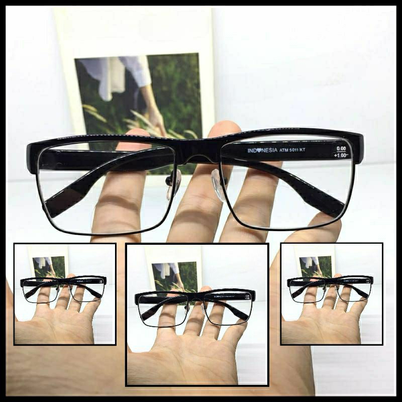 KACAMATA BACA DAN JALAN FRAME PERSEGI (KACA MATA DUA FUNGSI/BACA DAN JALAN)