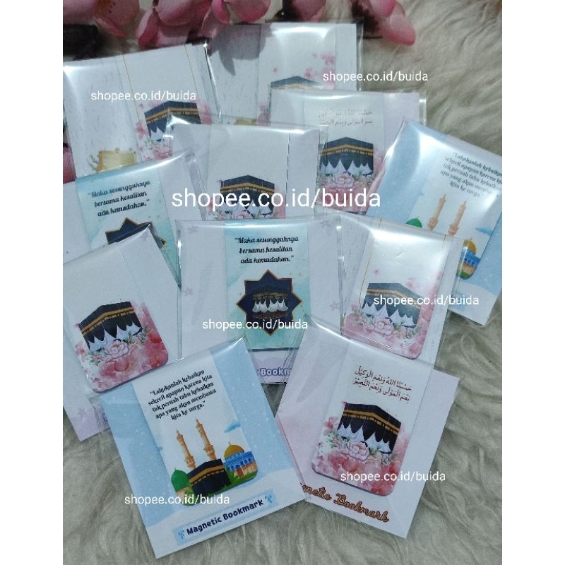 

Pembatas buku Magnetic Bookmark motif Ka'bah mekah masjid quote islami bisa custom tulisan souvenir hadiah wedding pernikahan oleh-oleh haji umroh gift umrah wisuda ulang tahun kelulusan birthday magnet kata motivasi penyemangat
