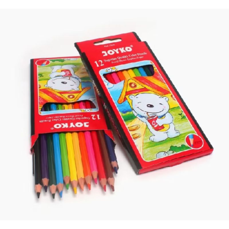 

PENSIL WARNA JOYKO COLOR PENCILS 12WARNA PENSIL GAMBAR