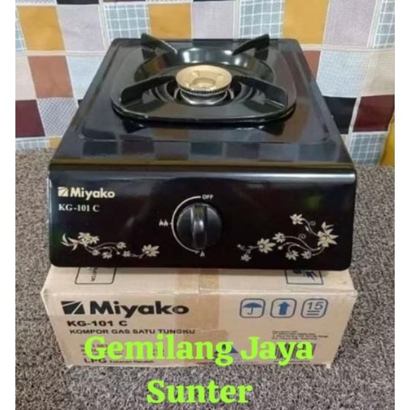 Kompor Miyako Gas Satu Tungku KG-101 C
