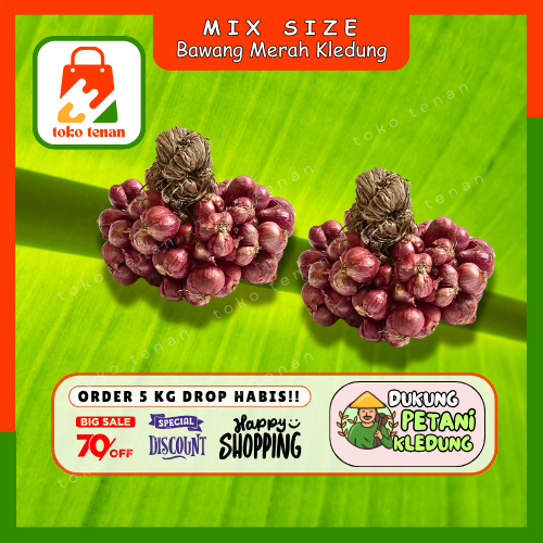 

Bawang merah mix size