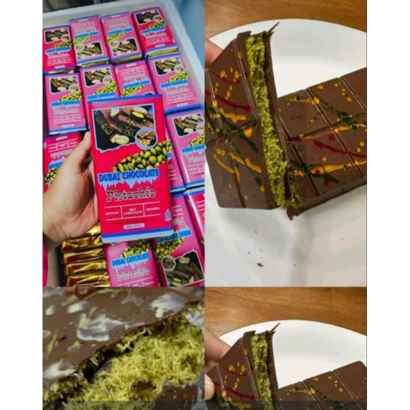 

Coklat Dubai Crispy Pistachio 250g