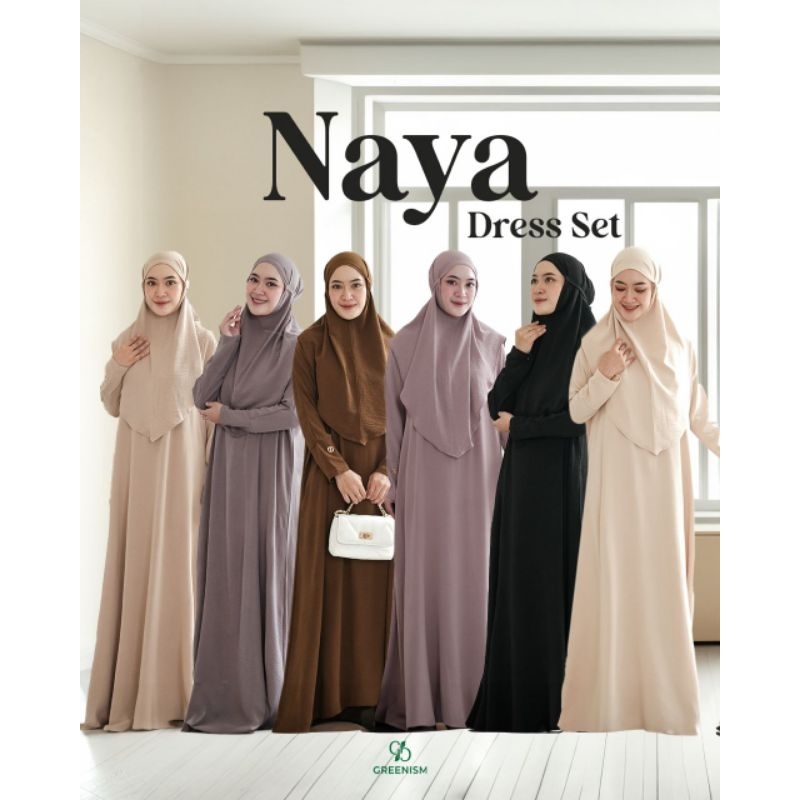NAYA DRESS SET CRINKLE ORIGINAL BY GREENISM