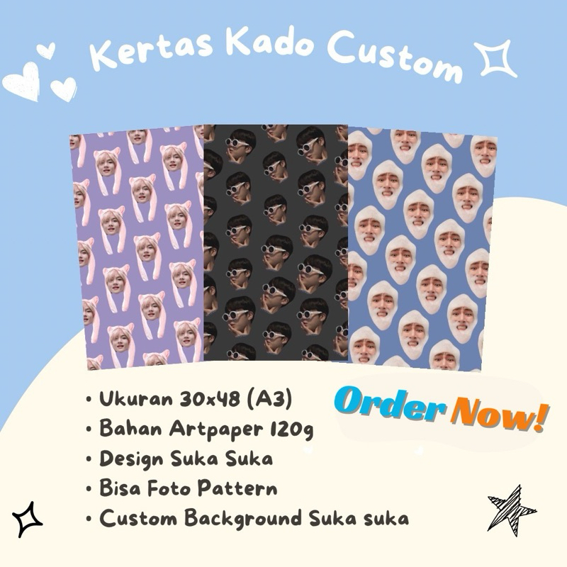 

Kertas Kado Custom Wajah Termurah di Shopee