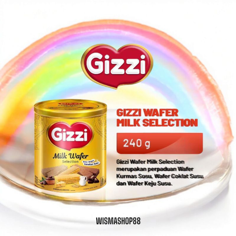 

GIZZI MILK BISCUIT SELECTION / WAFER KALENG GIZZI