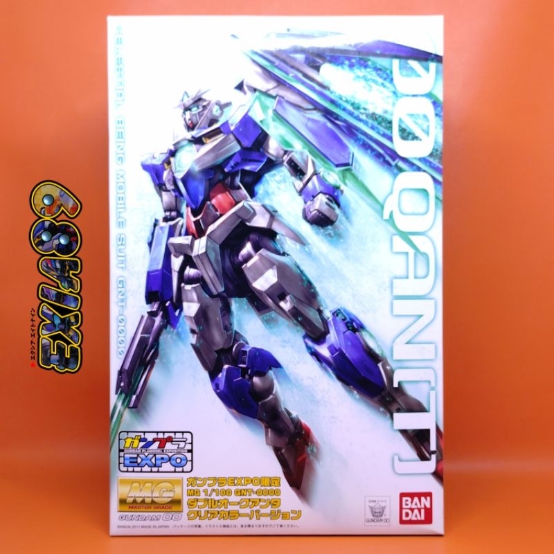MG 1/100 Gunpla EXPO Limited 00 QANT / Quanta Clear Color Version Bandai