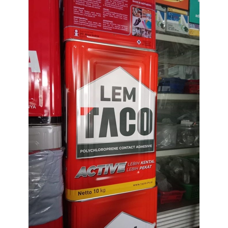 lem taco active 10kg/lem hpl/lem kuning hpl 10kg