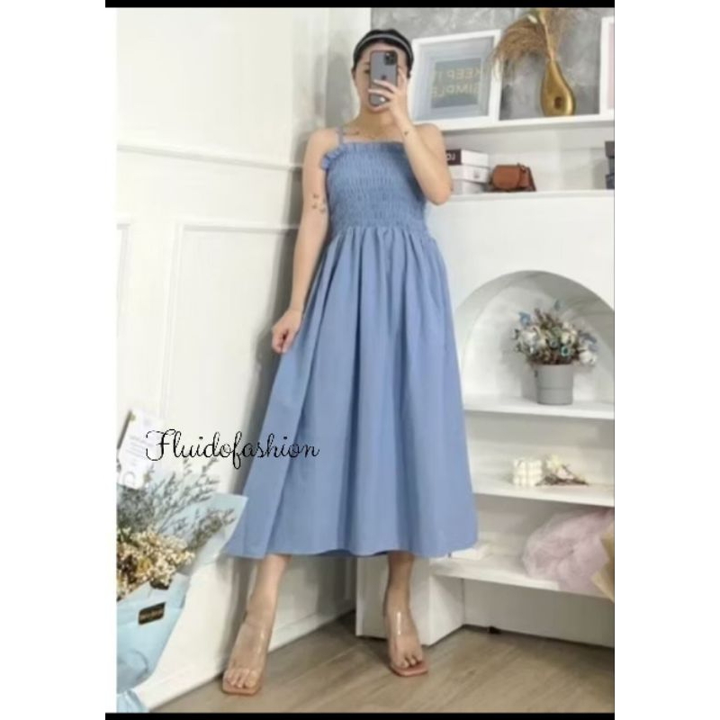 Dress Belia/dress pantai/summer dress korean style