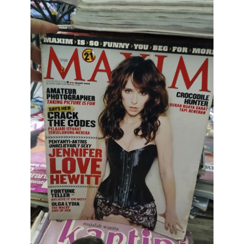 MAJALAH MAXIM COVER LOVE HEWIT
