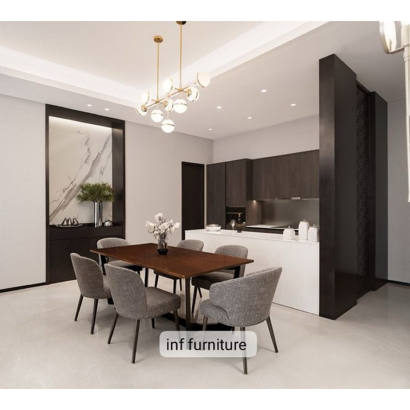 meja makan modern minimalis meja makan  jati minimalis modern