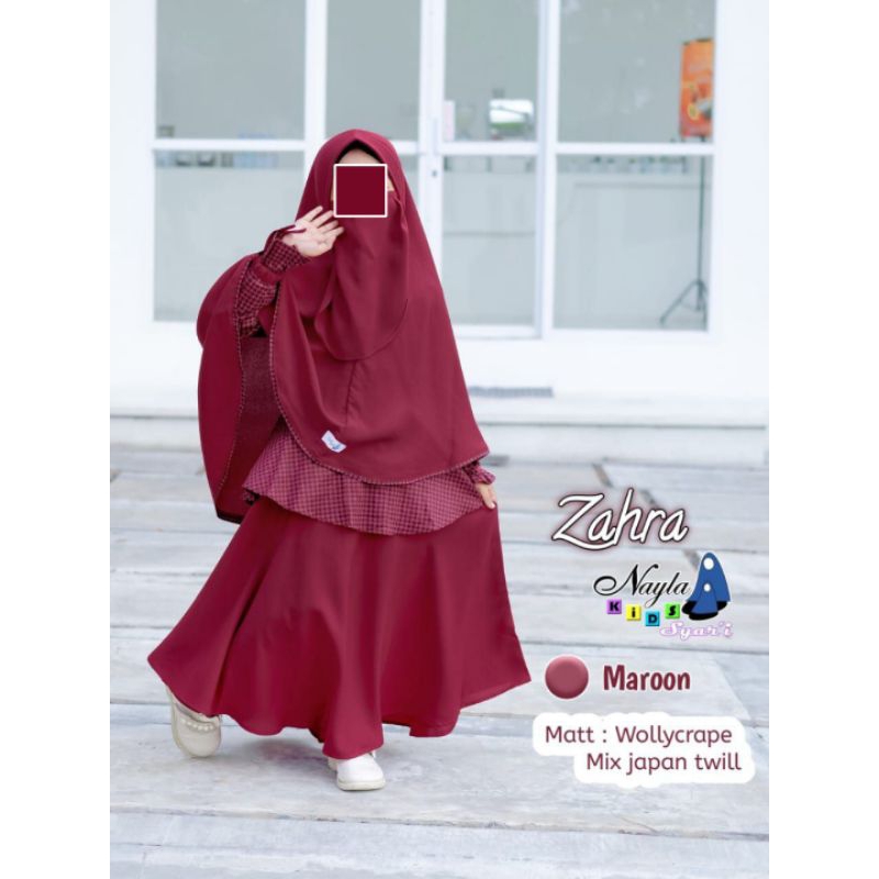 Set Gamis Anak Jilbab Nayla Kids ( ZAHRA )