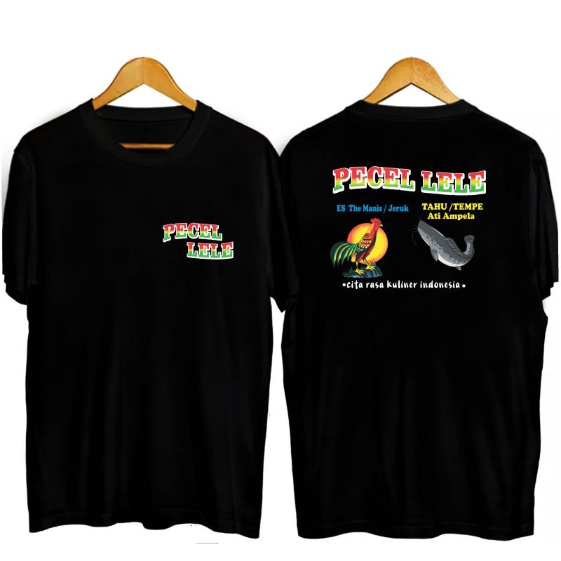 KAOS PECEL LELE LAMONGAN / T-SHIRT KAOS UNIK TUKANG PECEL LELE