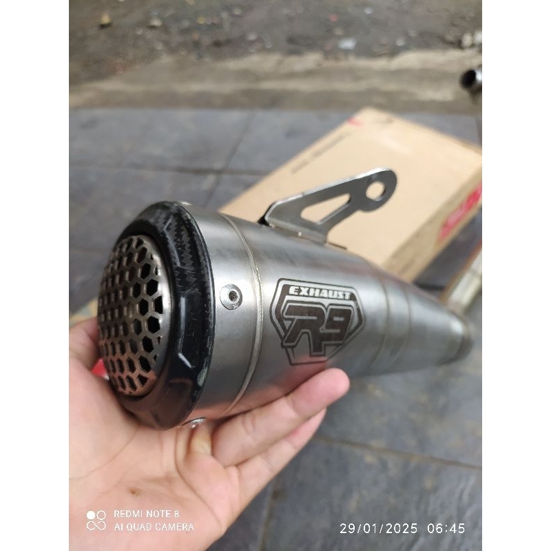 Knalpot Original R9 GP Series GSX second