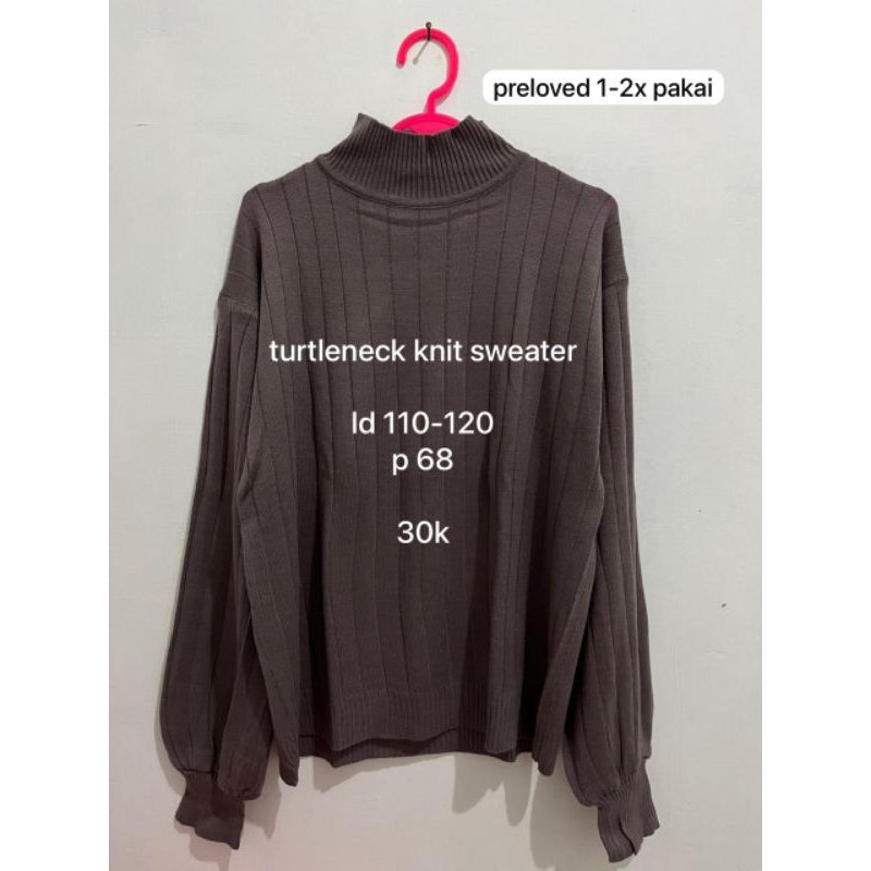 turtleneck knit sweater knitwear