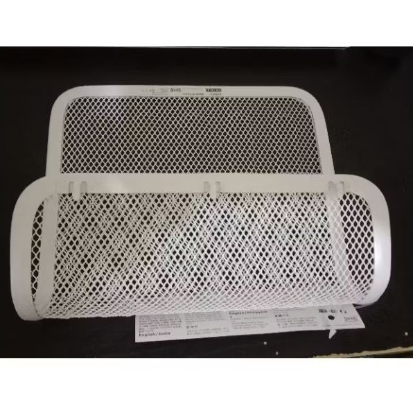 (Free Bubble+dus packing) Tempat majalah pada papan SKADIS, putih/hitam
