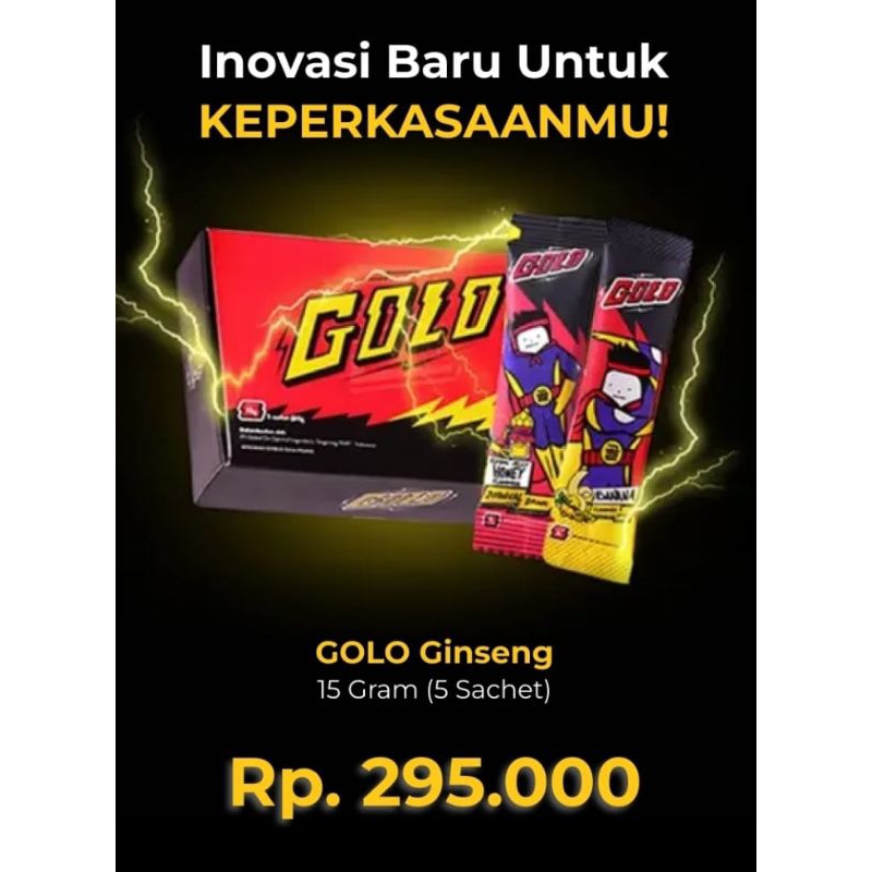 

Gold Ginseng 15 Gram (5 sachet)