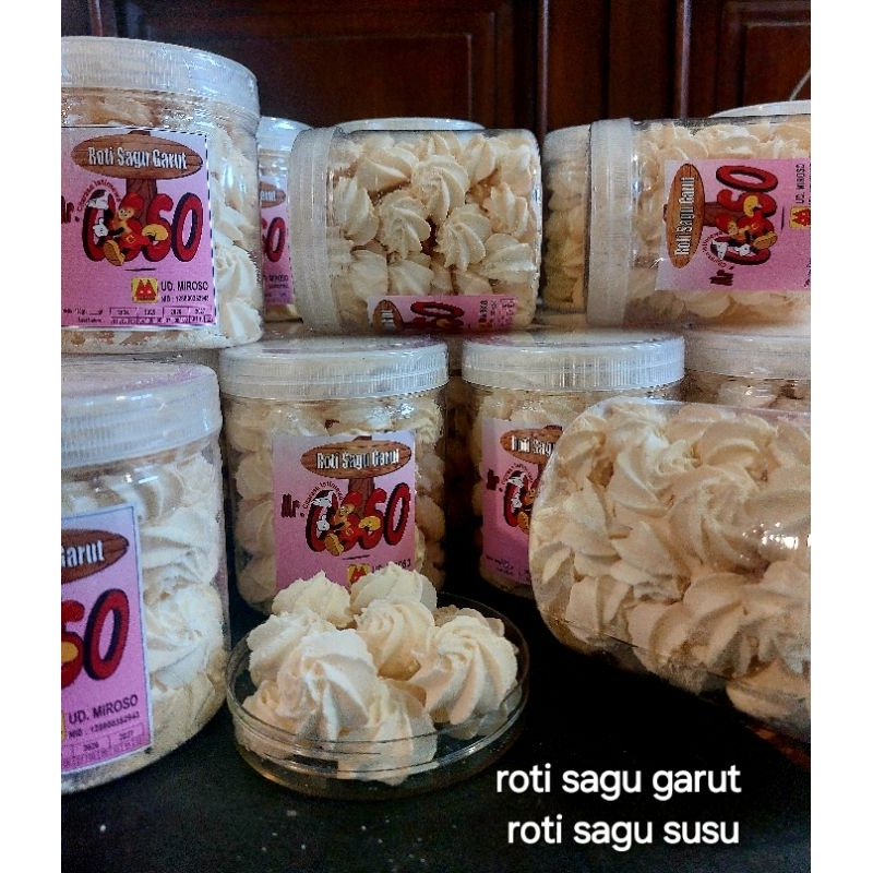 

roti / kue sagu susu garut toples 500ml