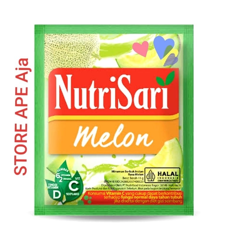 

NUTRISARI RASA MELON [ 11gr x 10 Sachet ]