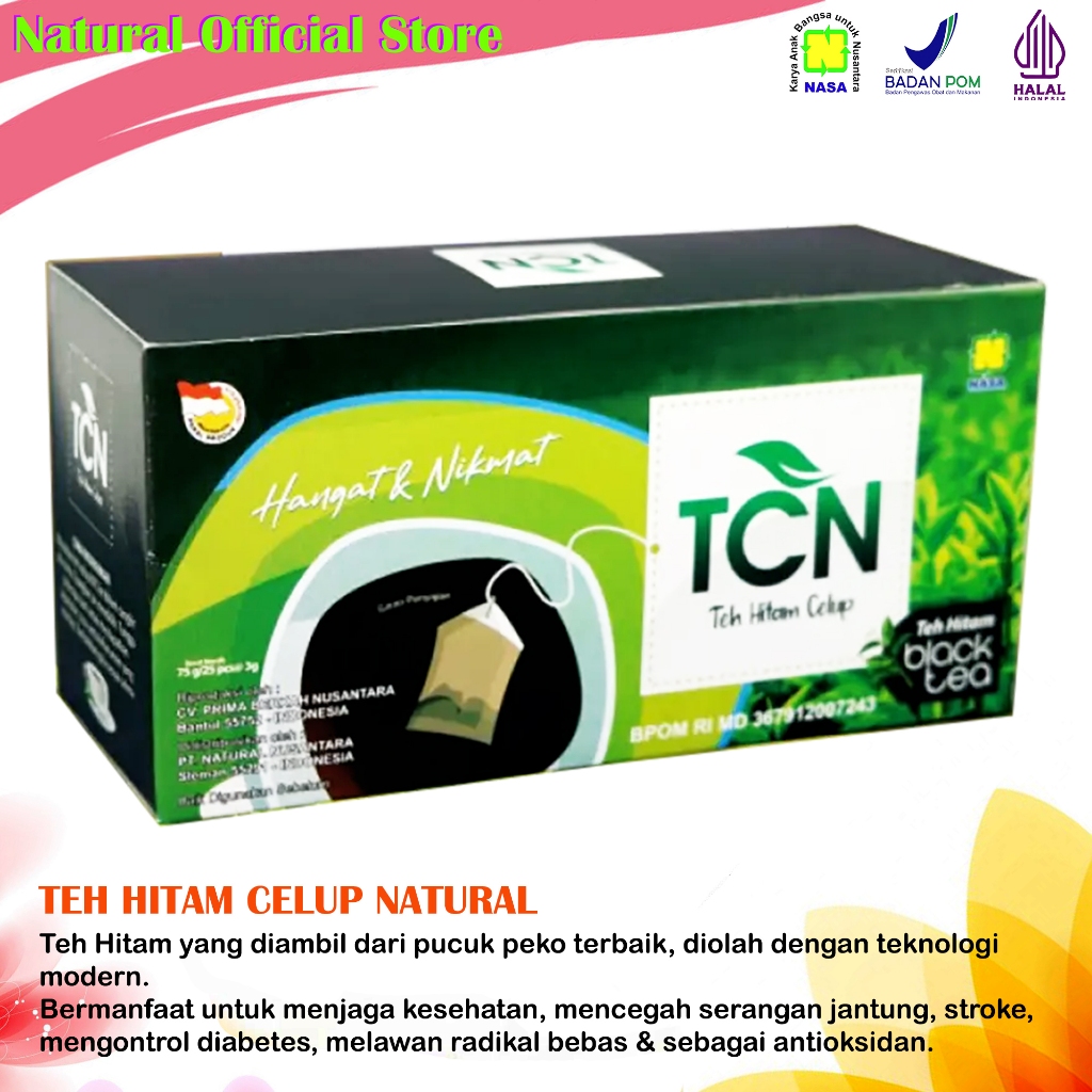 

TCN TEH HITAM CELUP NATURAL