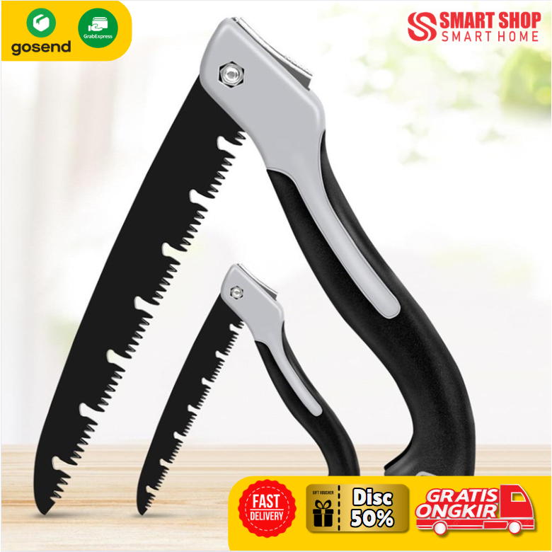 Gergaji Kayu Portable Panjang Gergaji Lipat Super Tajam Portabel