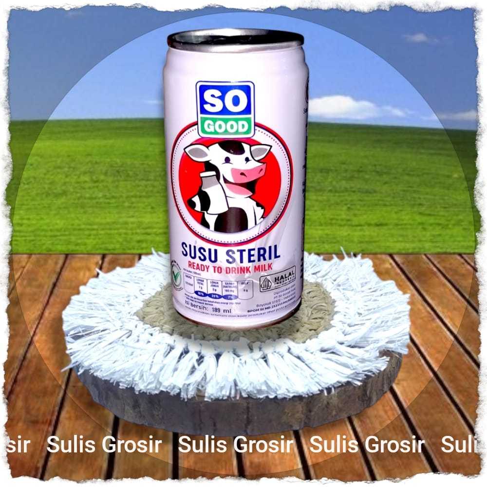 

SO GOOD Susu Steril Kemasan Kaleng 189ml