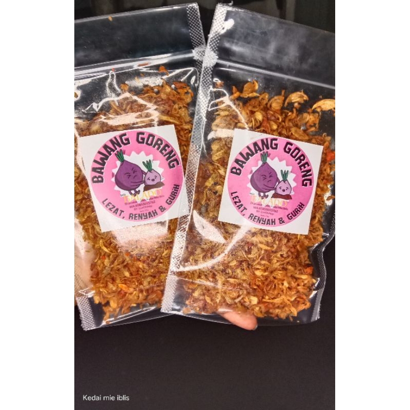

Bagor/Bawang Goreng Kemasan 1kg Kedai Ibiis