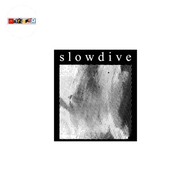 

sticker band slowdive logo stiker shoegaze