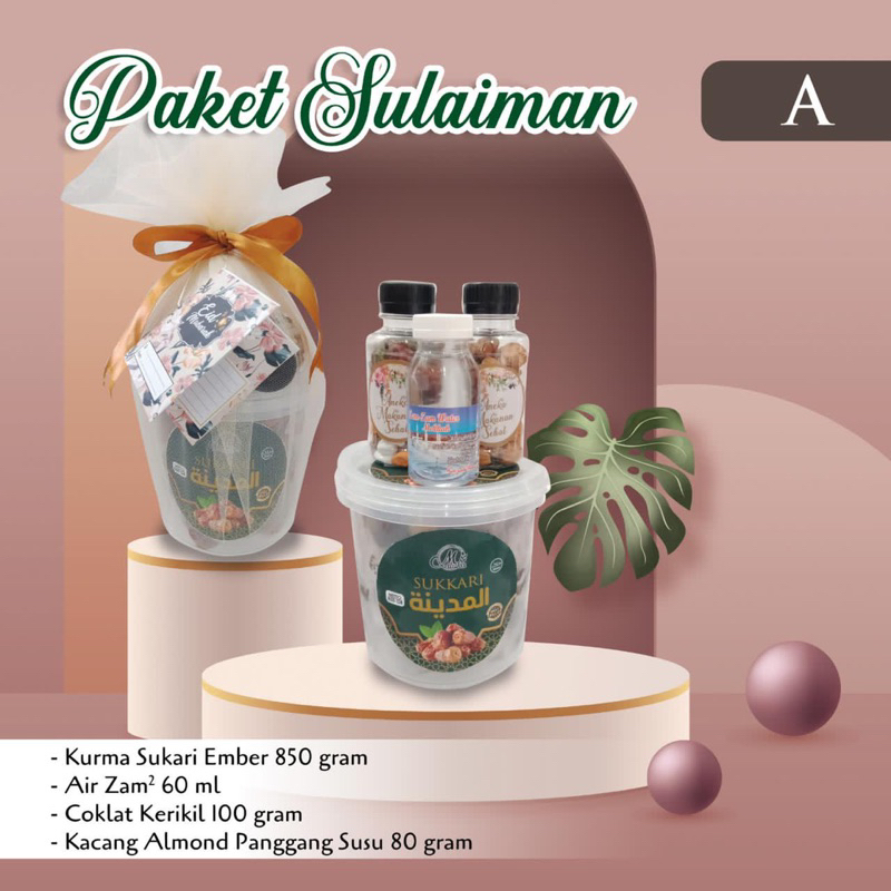 

PAKET HAMPERS LEBARAN OLEH OLEH HAJI UMROH SULAIMAN/HAMPERS/OLEH OLEH UMROH