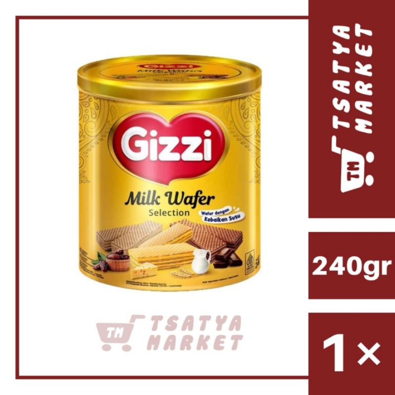 

[PROMO RAMADHAN] GIZZI MILK WAFER SELECTION KALENG 240GR