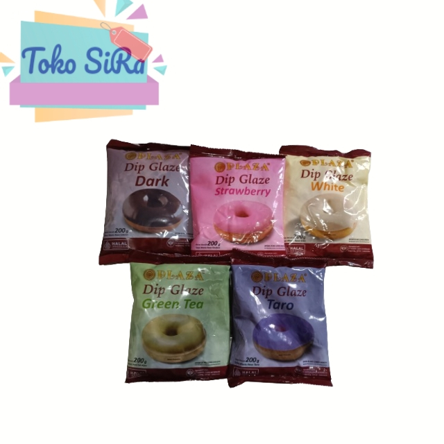 

PLAZA Dip Glaze ECO 200 gram ( kemasan Pabrik ) ALL Varian Rasa