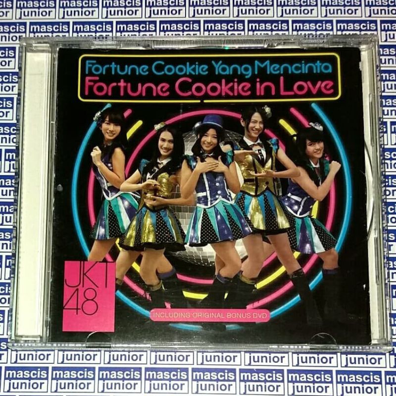 CD JKT48 - Fortune Cookie In Love Bonus DVD JKT 48 KONDISI RUSAK CD nya BAGUS