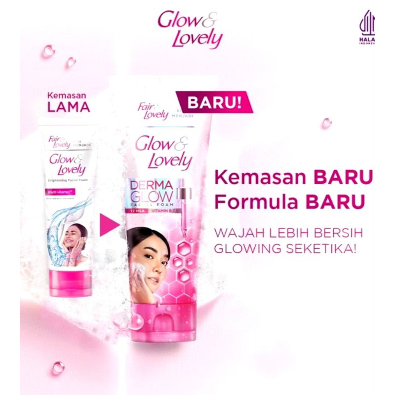 Fair and Lovely / Glow and lovely Facial wash pencuci muka