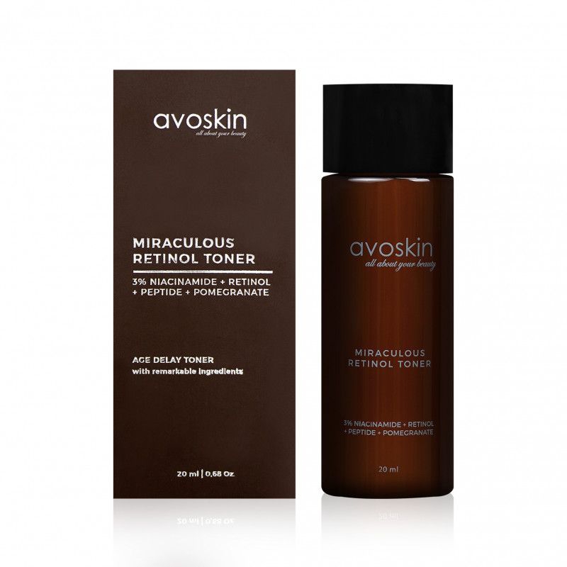 Toner Miraculous Retinol TonerAVOSKIN Miraculous Retinol Toner

AVOSKIN
Miraculous Retinol Toner
