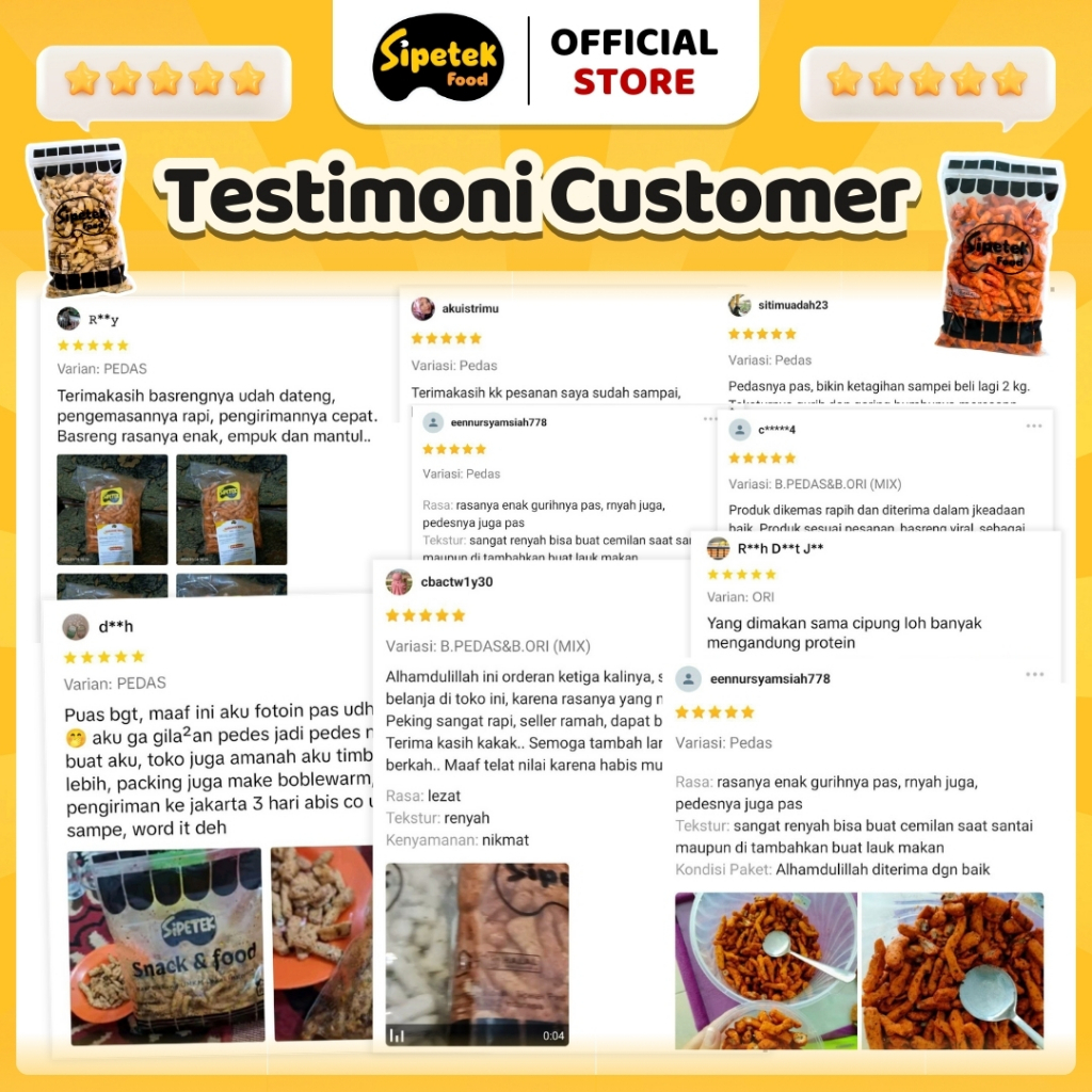 

Basreng Baso Ikan Goreng Original Pedas Daun Jeruk Kemasan 1KG Sipetek Food